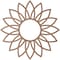 Ekena Millwork Daisy Wood Fretwork Pierced Ceiling Medallion, Wood (Paint Grade), 22"OD x 7 5/8"ID x 3/8"T CMWP22X22X0375DAMF - alternate 5